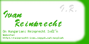 ivan reinprecht business card